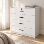 Gloss 4 Draw, Chest Of Drawers - Image 2