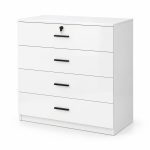 Gloss 4 Draw, Chest Of Drawers
