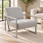 Avante Arm Chair With Metal Frame - Image 3