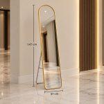 Floorstanding Mirror Gold - Image 2