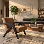 Hudson Arm Chair, Solid Wood Frame - Image 3