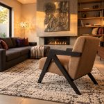 Hudson Arm Chair, Solid Wood Frame - Image 4
