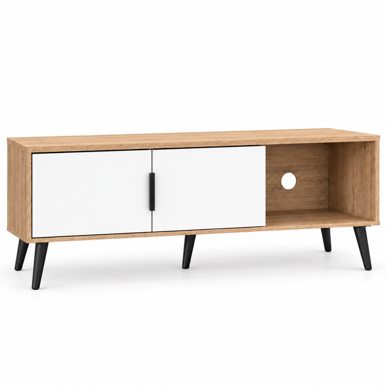 MFPLS5NOW PLASMA TV STAND WITH 2 DOORS - Image 1